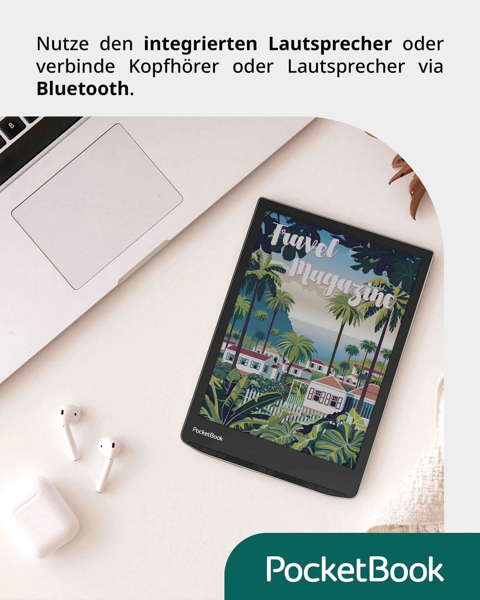 PocketBook E-Book »InkPad Color 3« (19,8 cm / 7,8 ″) 32 GB E-Book Reader mit Lautsprecher und Bluetooth-Schnittstelle)