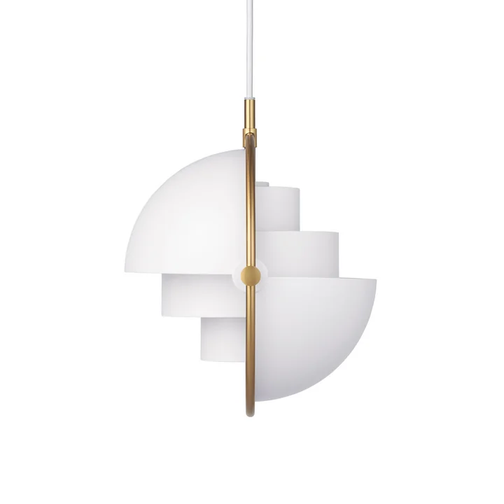 Gubi - Multi-Lite Pendelleuchte S, Ø 22,5 cm, Messing