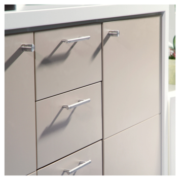 Greep Leonie rvs 166mm