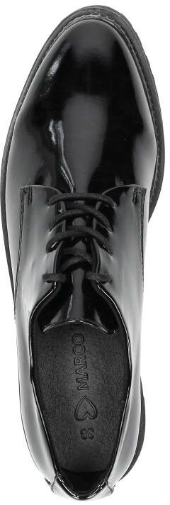 Marco Tozzi Veterschoenen Laag zwartlak