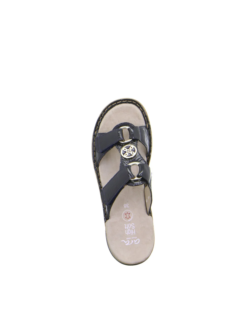 Pantolette Hawaii blau