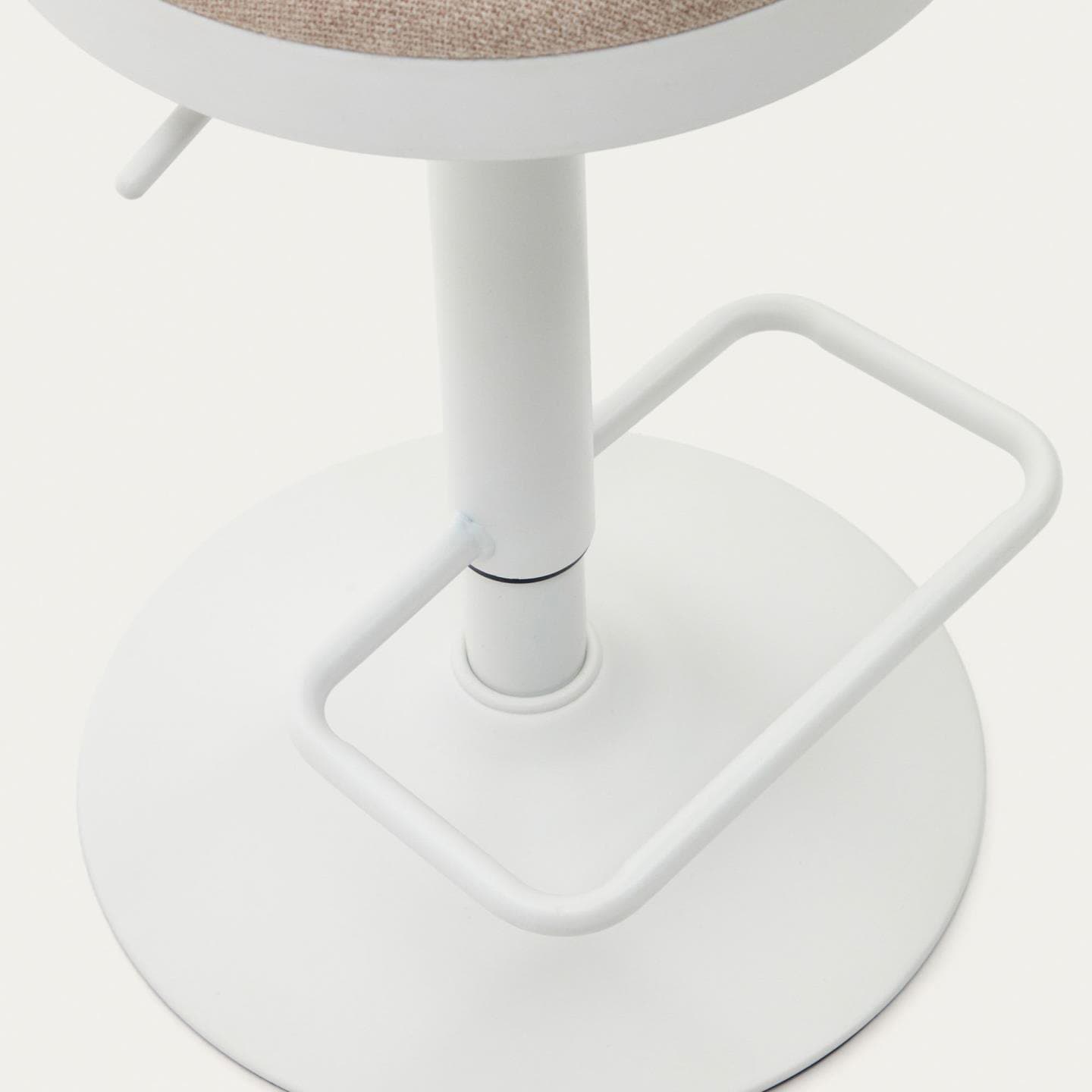 Kave Home Barhocker ZAIB beige/weiß