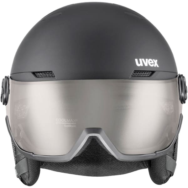 Casque de ski UVEX WANTED VISOR PRO V BLACK MATT