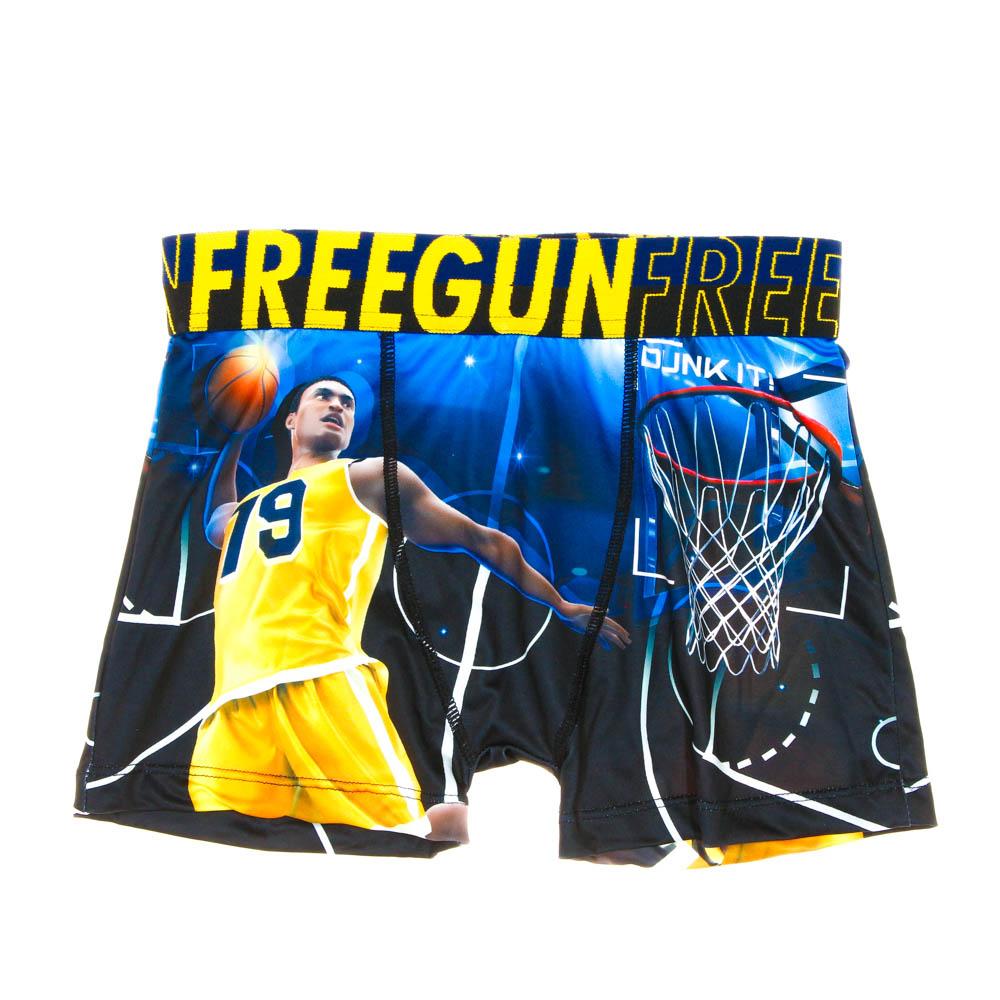 Freegun Boxer Noir/Jaune Garçon Freegun Basket