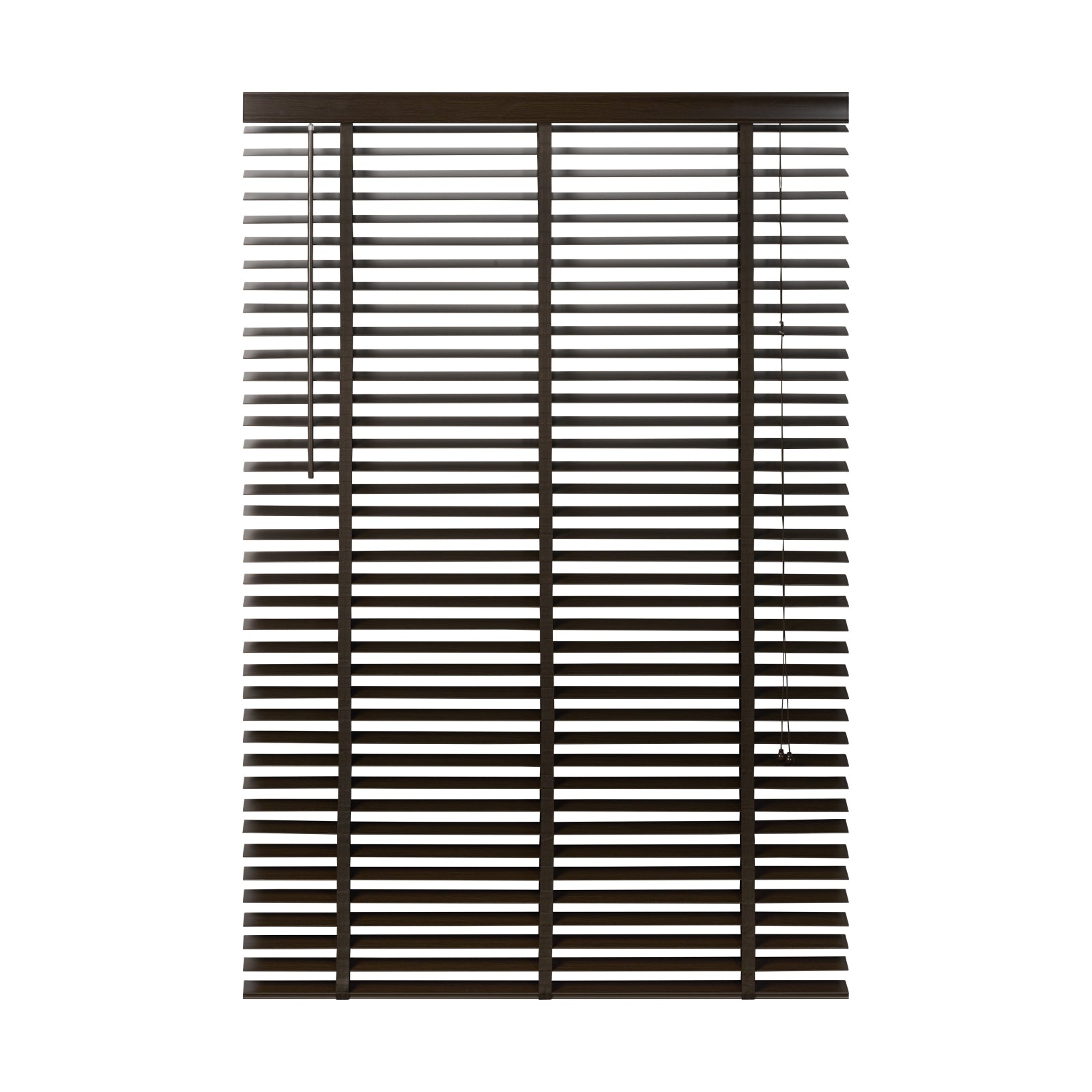 Jaloezie Hout Bruin - Hout - 140x180x5cm (BxHxD)