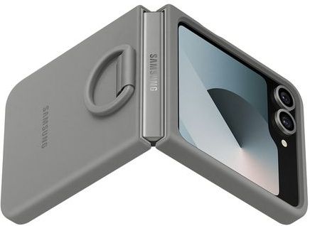 Samsung - Galaxy Z Flip 7 FE / 6 - Hoesje - Grijs - Siliconen