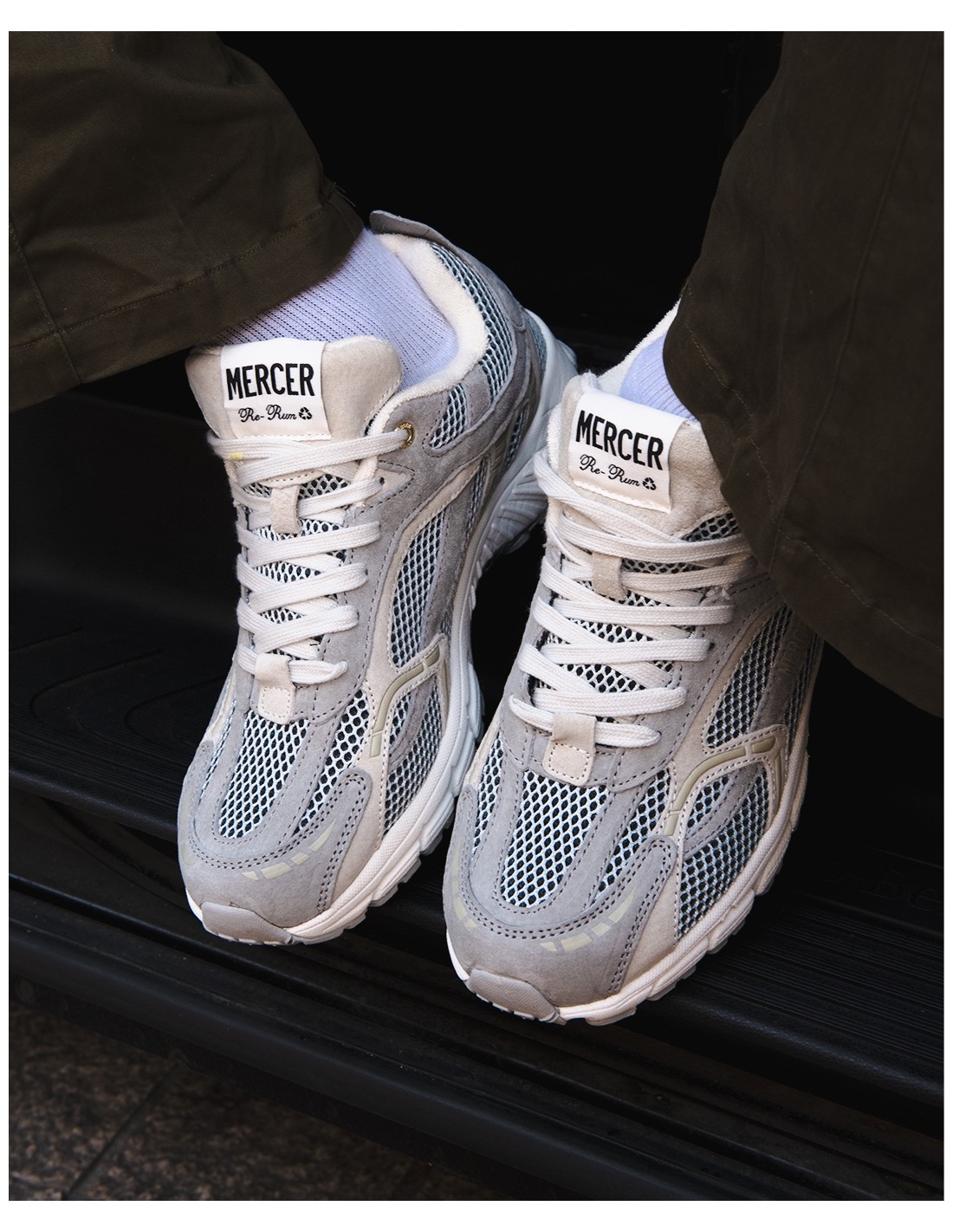 mercer Baskets de ville the re-run nubuck mixte