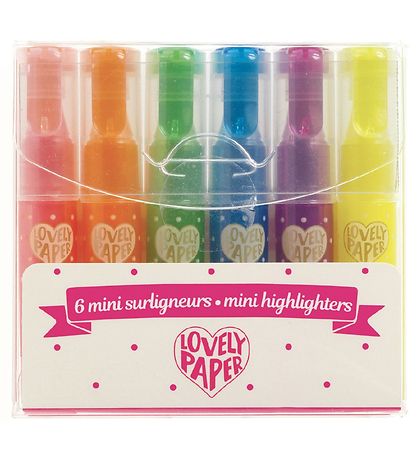 Djeco Tusche - 6 St. - Surligneurs mini fluo