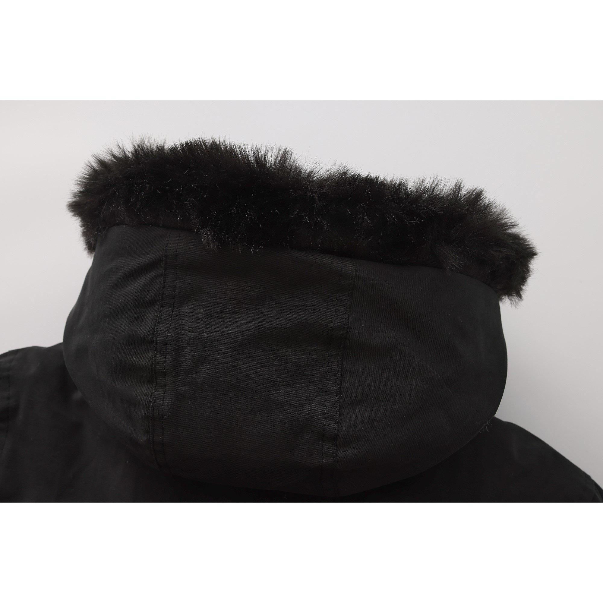 Firetrap Boys Urban Chic Winter Parka with Faux Fur Trim