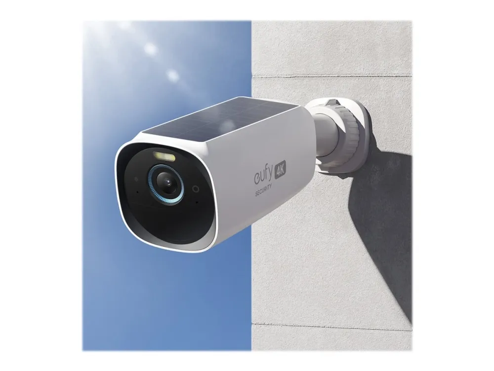Eufy S330 eufyCam (eufyCam 3) - Netværksovervågningskamera - udendørs - vejrbestandig - farve (Dag/nat) - 8 MP - 3840 x 2160 - 4K - audio - trådløs - WiFi