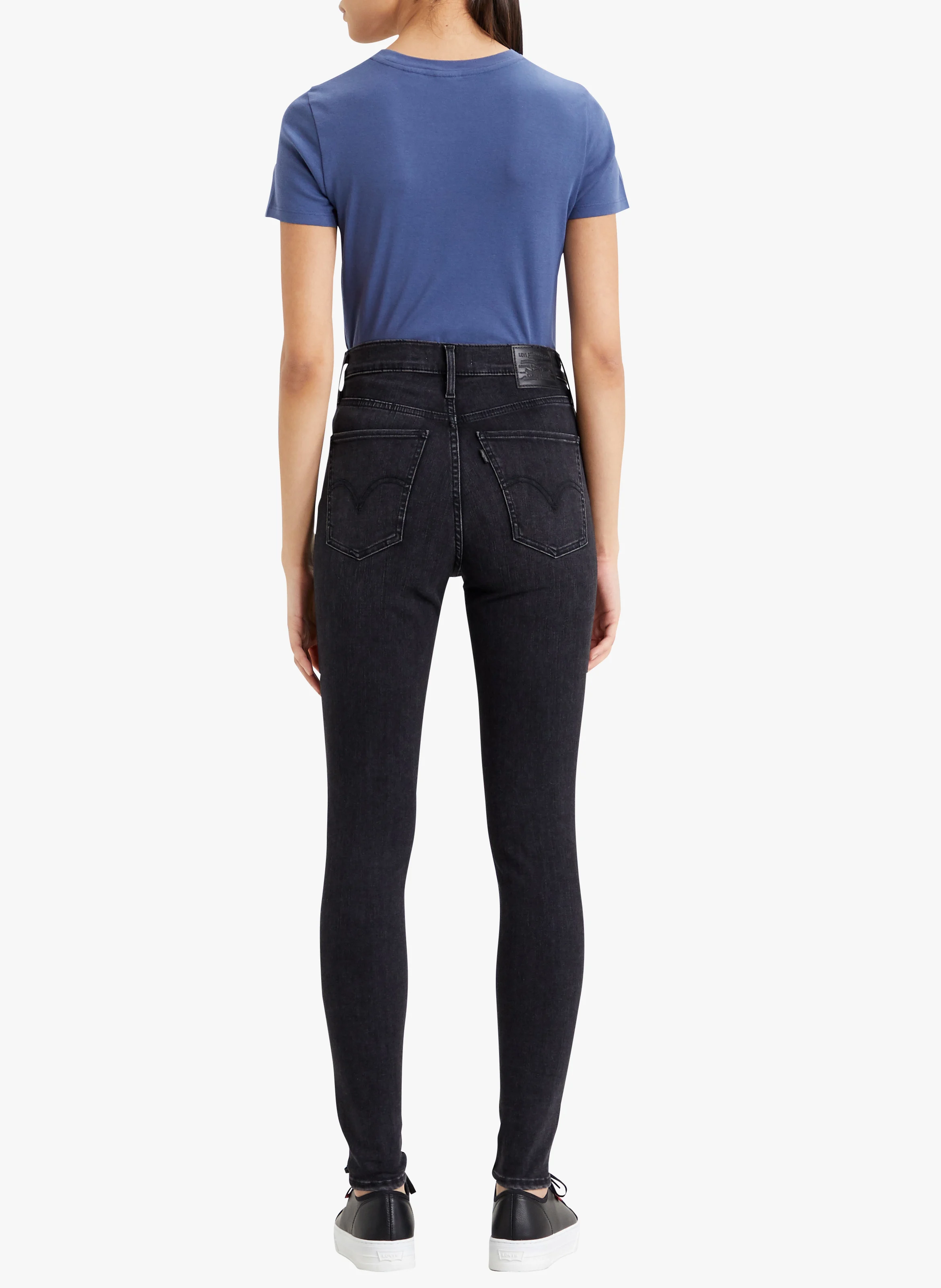 MILE HIGH SUPER SKINNY - Jean skinny taille haute | Noir