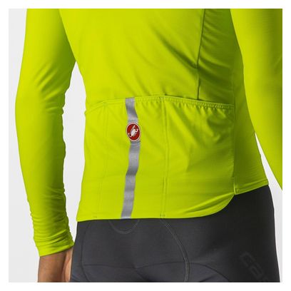 Maillot manches Longues Castelli PRO Thermal Mid Jaune