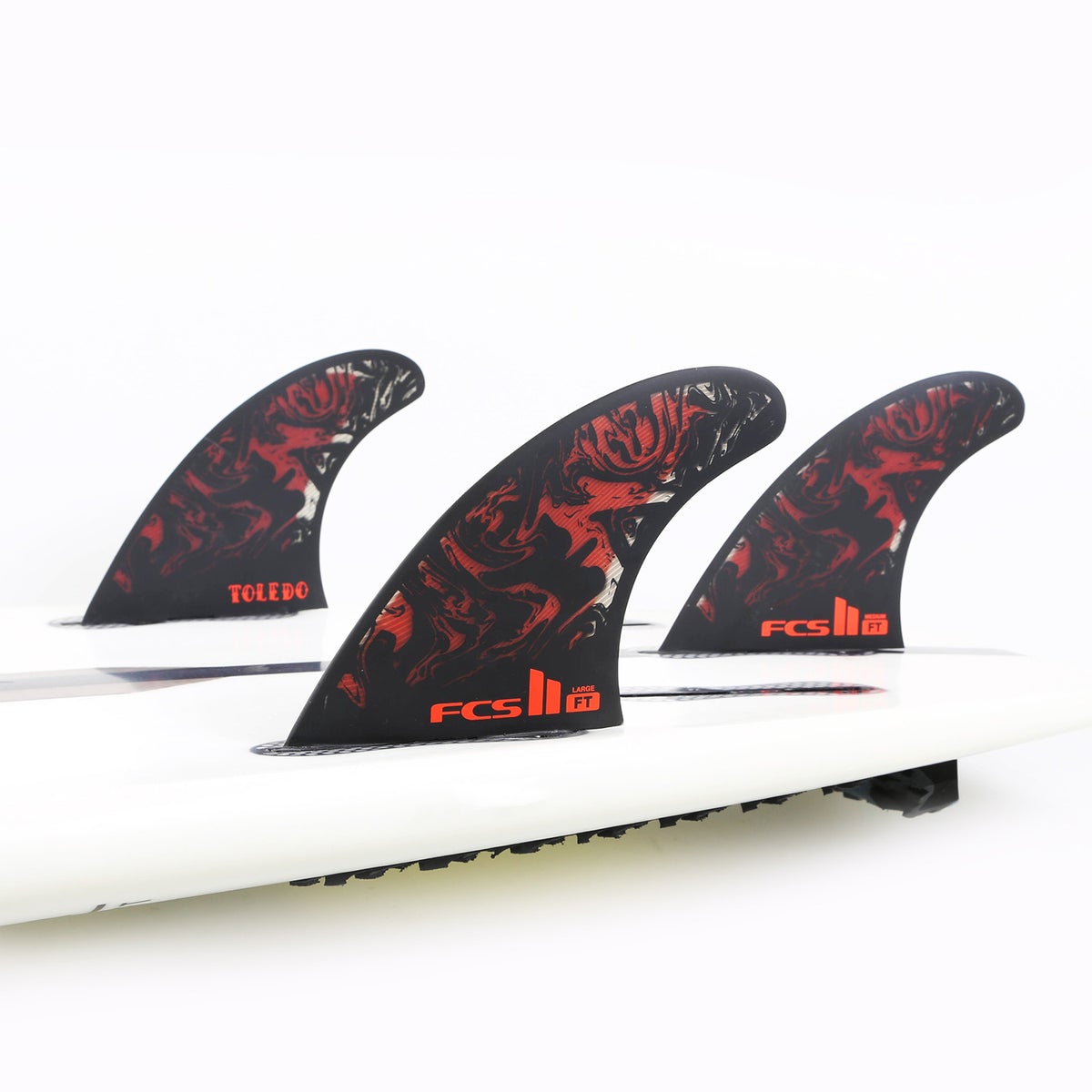 FCS FCS II FT PC Black/Red - Medium Thruster