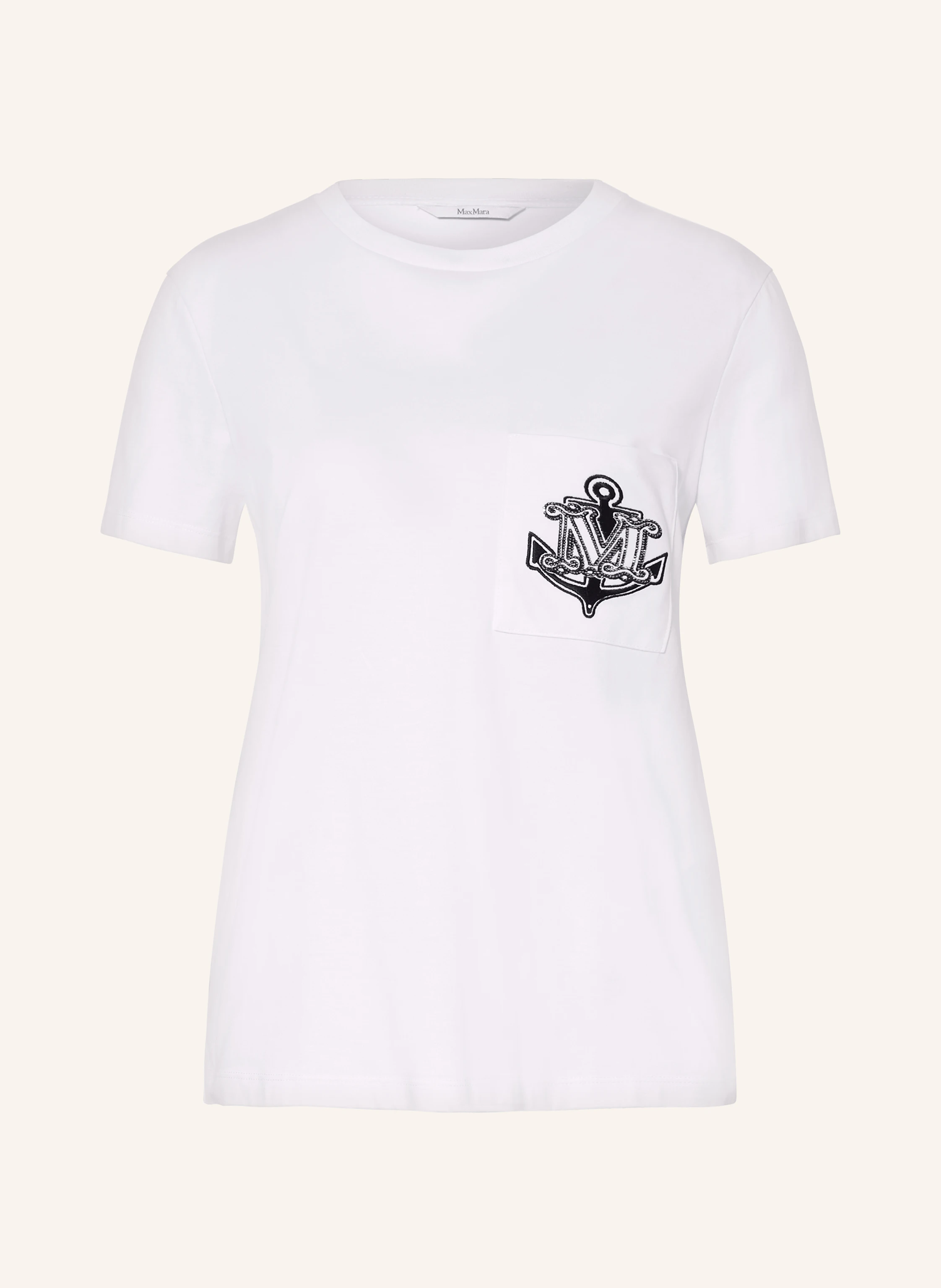 Max Mara T-Shirt ACACIA mit Schmucksteinen