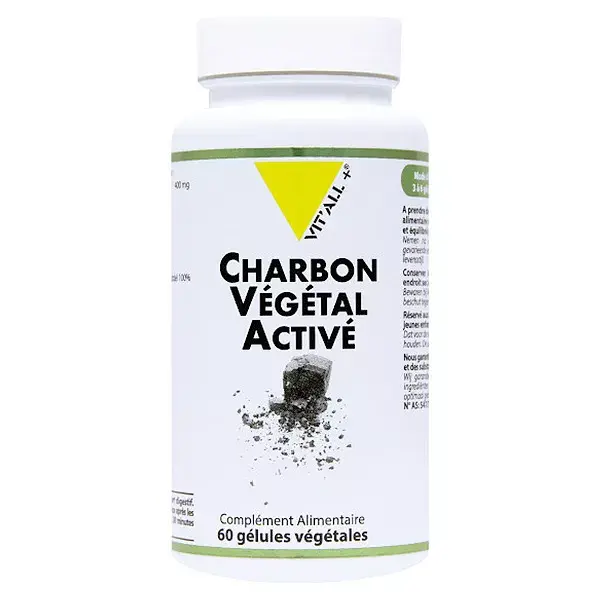 Vit'all+ Carvão Ativado 60 cápsulas vegetais