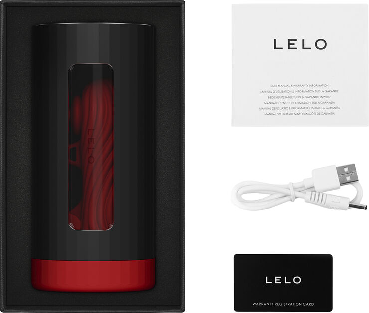 LELO F1S V3 Masturbator - XL Rød og sort
