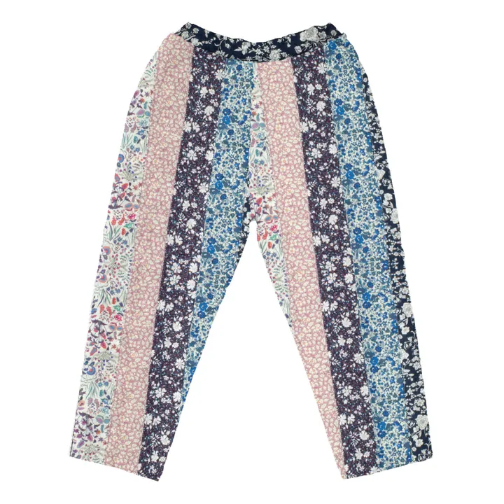 Esther Pantalon Matelassé Patchwork Bingley | Bleu