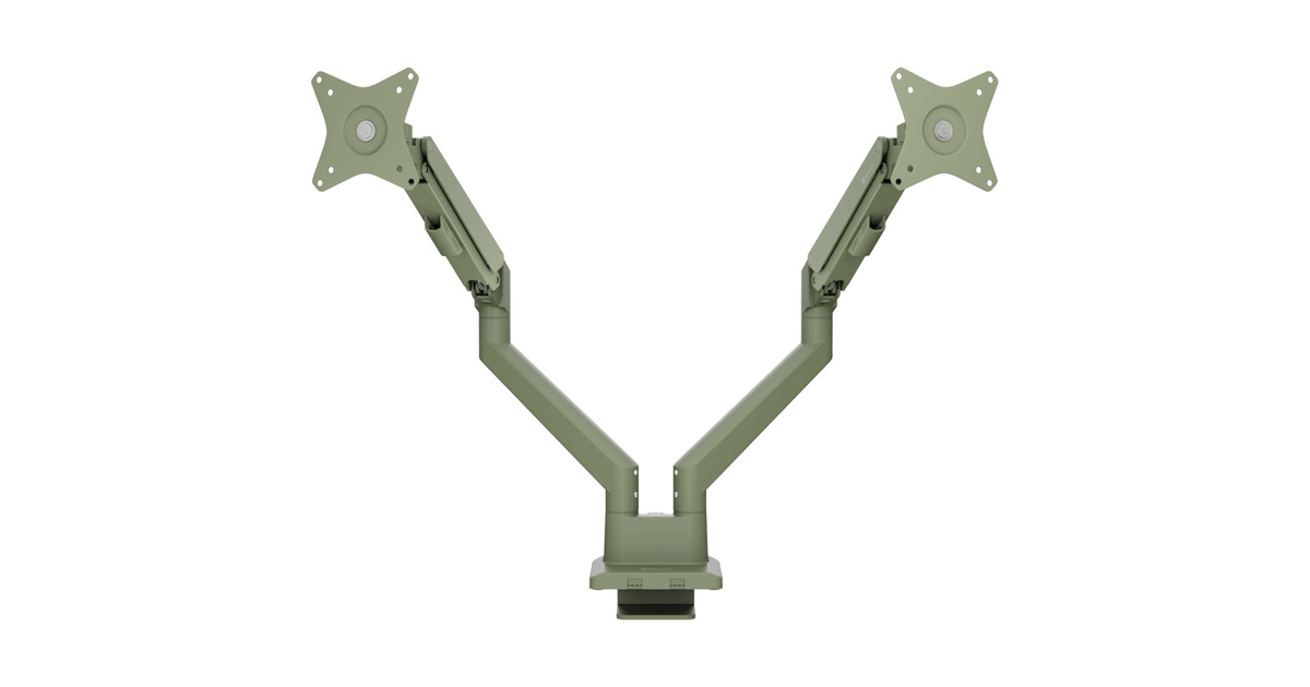 ArozziAlzare Neo Duo - Gas Spring Monitor Arm – Forest Green monitorarm  (Groen)