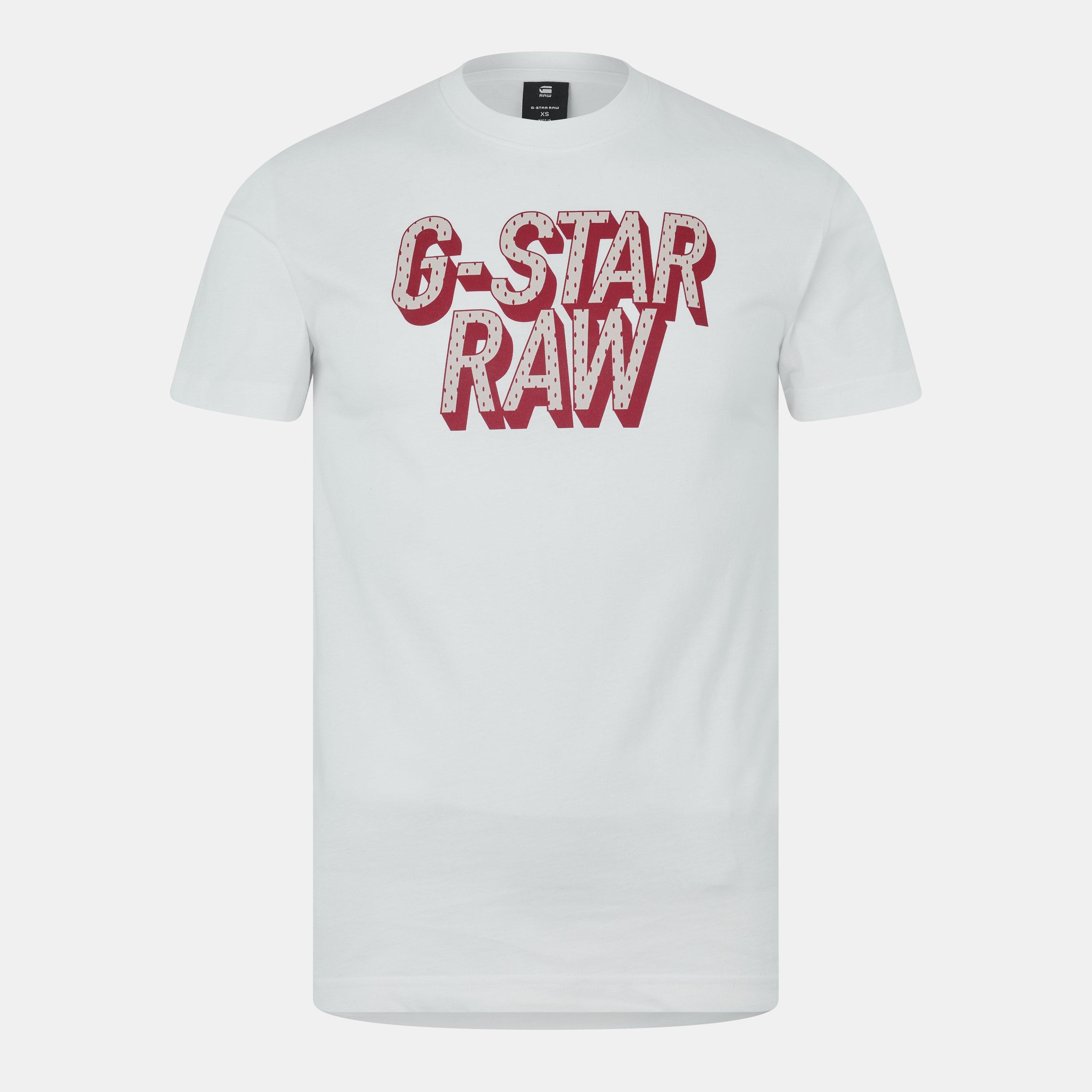 G Star 3D Dotted Graphic T Shirt
