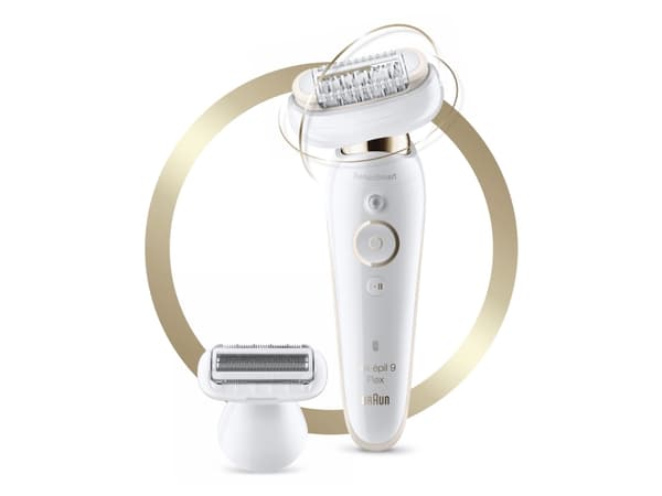 Braun Silk-epil 9 Flex SES 9002 3D Guld, Hvid, 40 pincetter