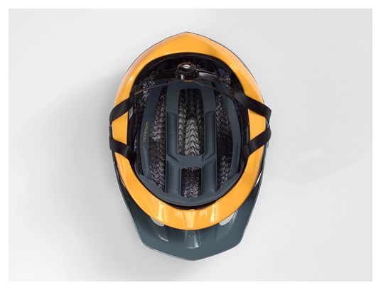 Casque VTT Bontrager Blaze WaveCel Battleship Bleu/Jaune