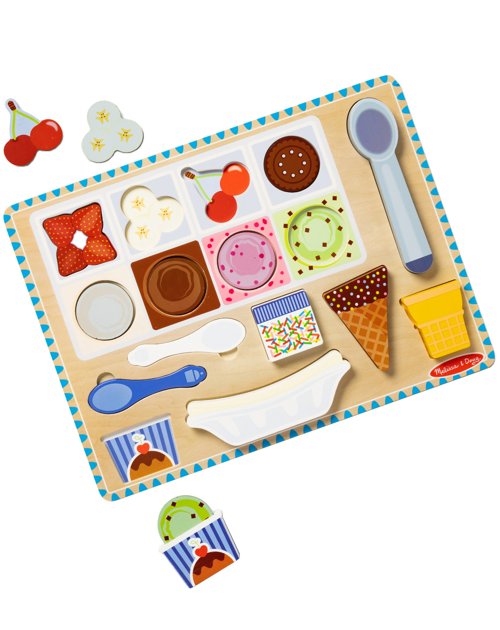 Magnet-Puzzle EISCREME 16-teilig
