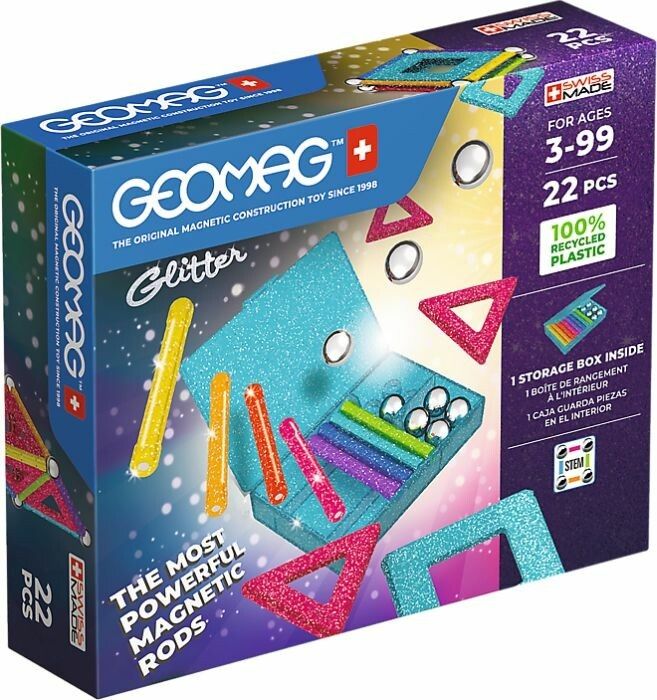 GEOMAG GLITTER RECYCLED 22-TLG.