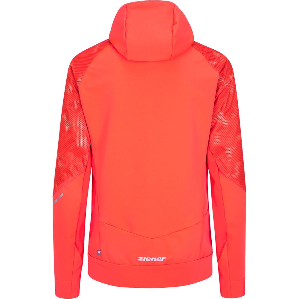 Ziener Nakima Isolationsjacke Damen hot red stripe