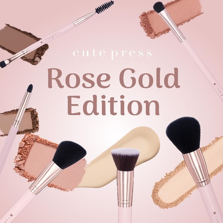 Cute Press - Rose Gold Edition Duo Wenkbrauwborstel