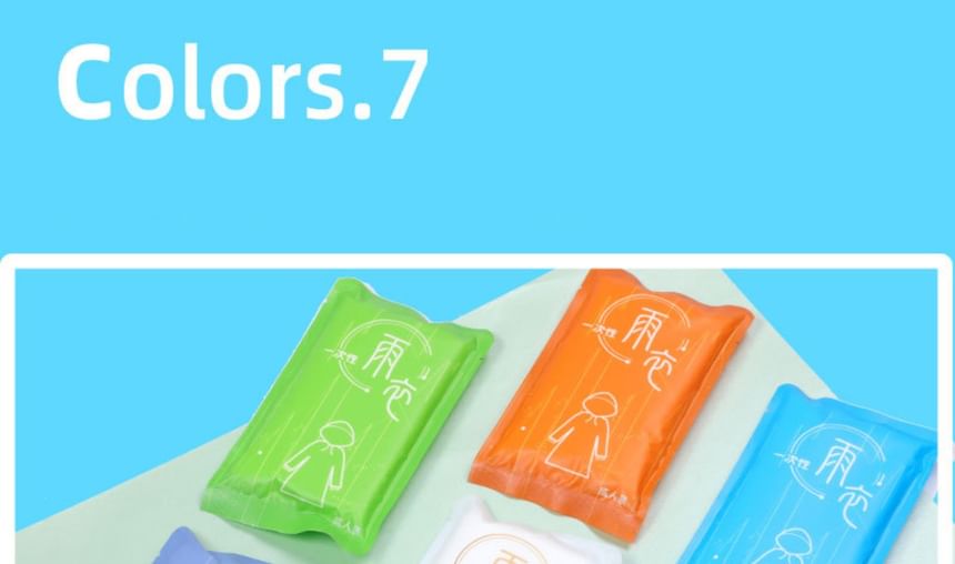 MyHome - Wegwerp plastic regenjas