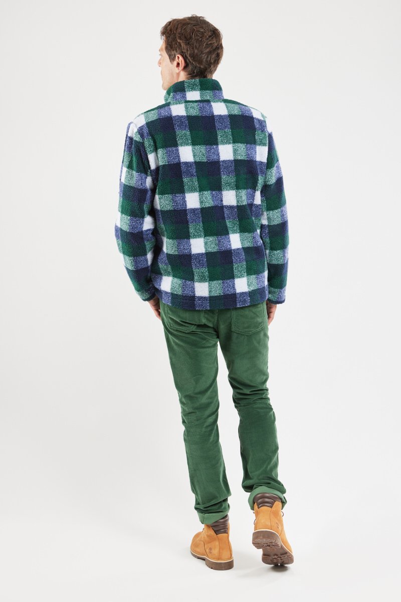 Veste polaire à carreaux PRIMERO