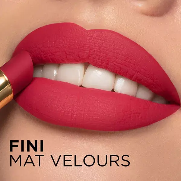 Batom Matte Color Riche Intense Volume da L'Oréal Paris, nº 346, Vermelho da Determinação, 1,8g
