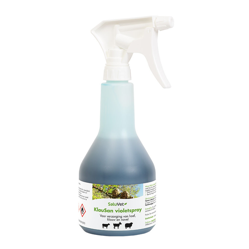 Saluvet Klausan Violetspray - Hoef- en klauwverzorging - 500 Milliliter