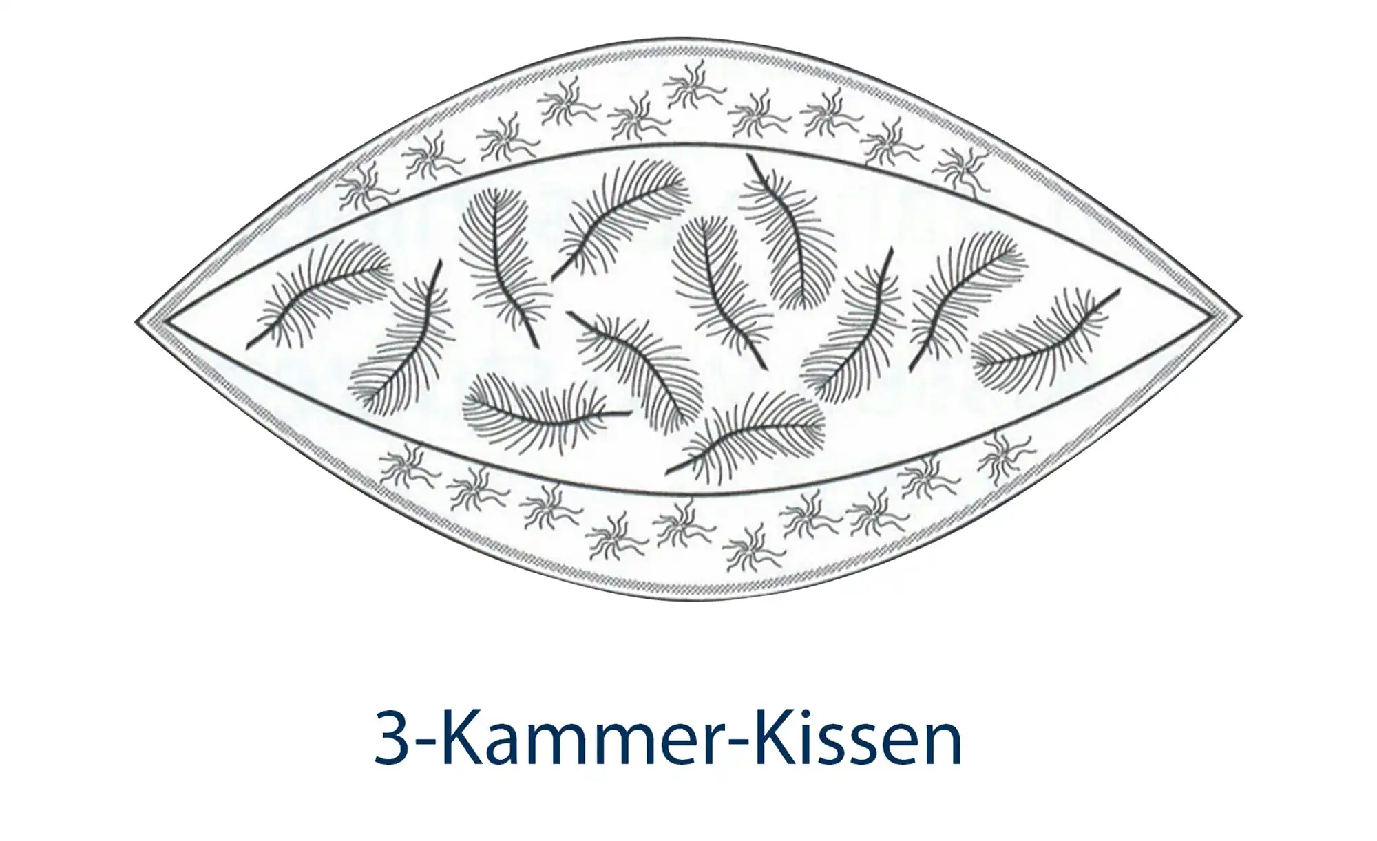 Billerbeck 3-Kammer-Kopfkissen Belja 2.0 Edition