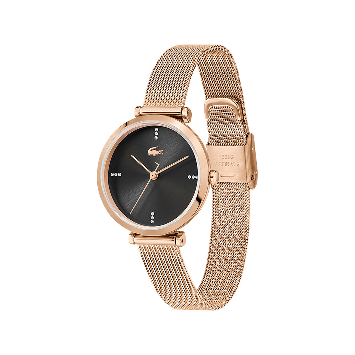 Montre Lacoste femme acier doré rose