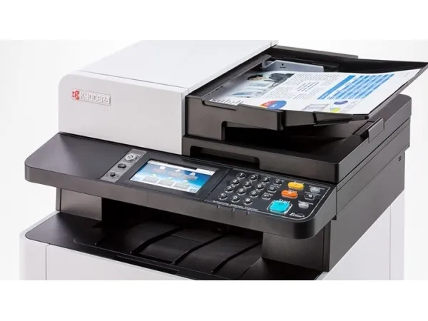 Kyocera ECOSYS M5526cdw - Multifunktionsprinter - farve - laser - Legal (216 x 356 mm)/A4 (210 x 297 mm) (original) - A4/Legal (medie) - op til 26 spm (kopiering) - op til 26 spm (udskriver) - 300 ark - 33.6 Kbps - USB 2.0, Gigabit LAN, USB vært, Wi-