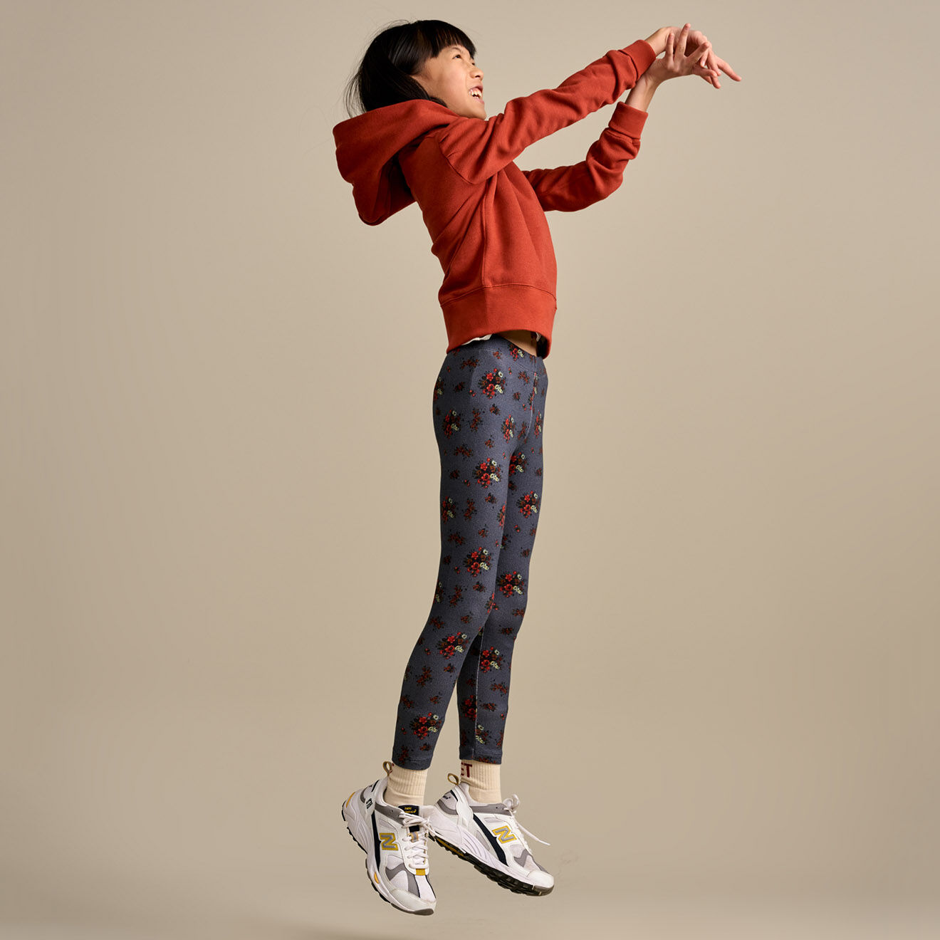 Bellerose Sweat à capuche Febe brique