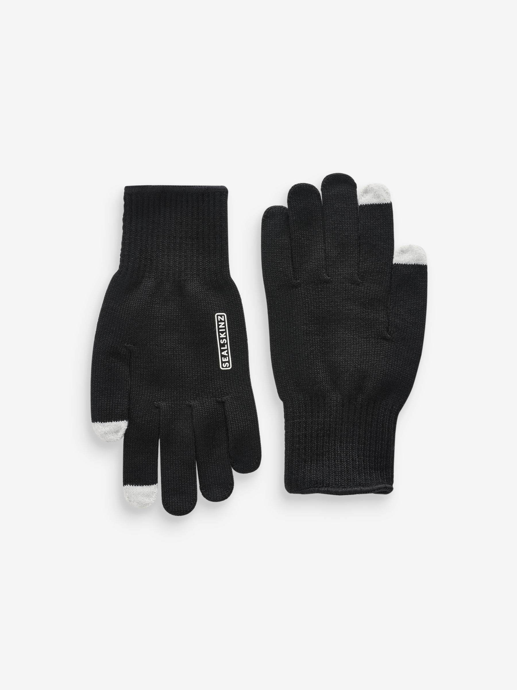 Sealskinz Hanworth Solo Merino Black Gloves