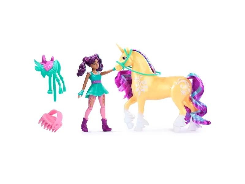 Unicorn Academy Doll & Unicorn - Ava & Leaf