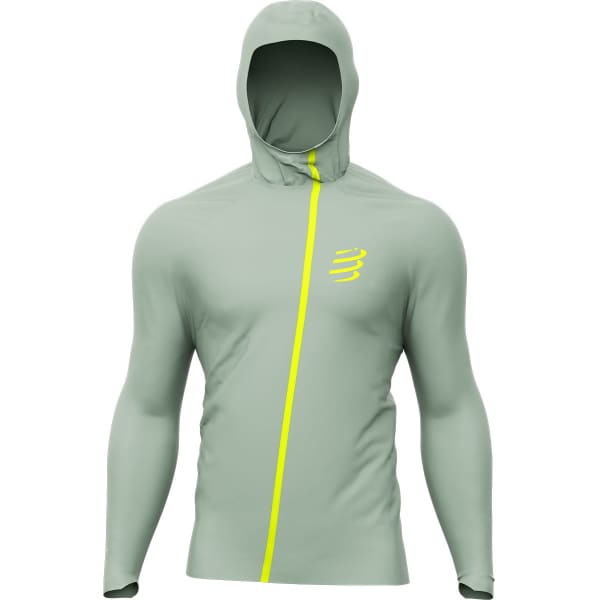 Veste running COMPRESSPORT HURRICANE WATERPROOF 10/10 JACKET ICE FLOW