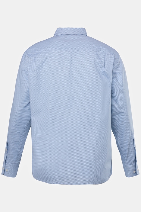 Businesshemd, Langarm, Kentkragen, Minimal-Muster, Comfort Fit, bis 8 XL