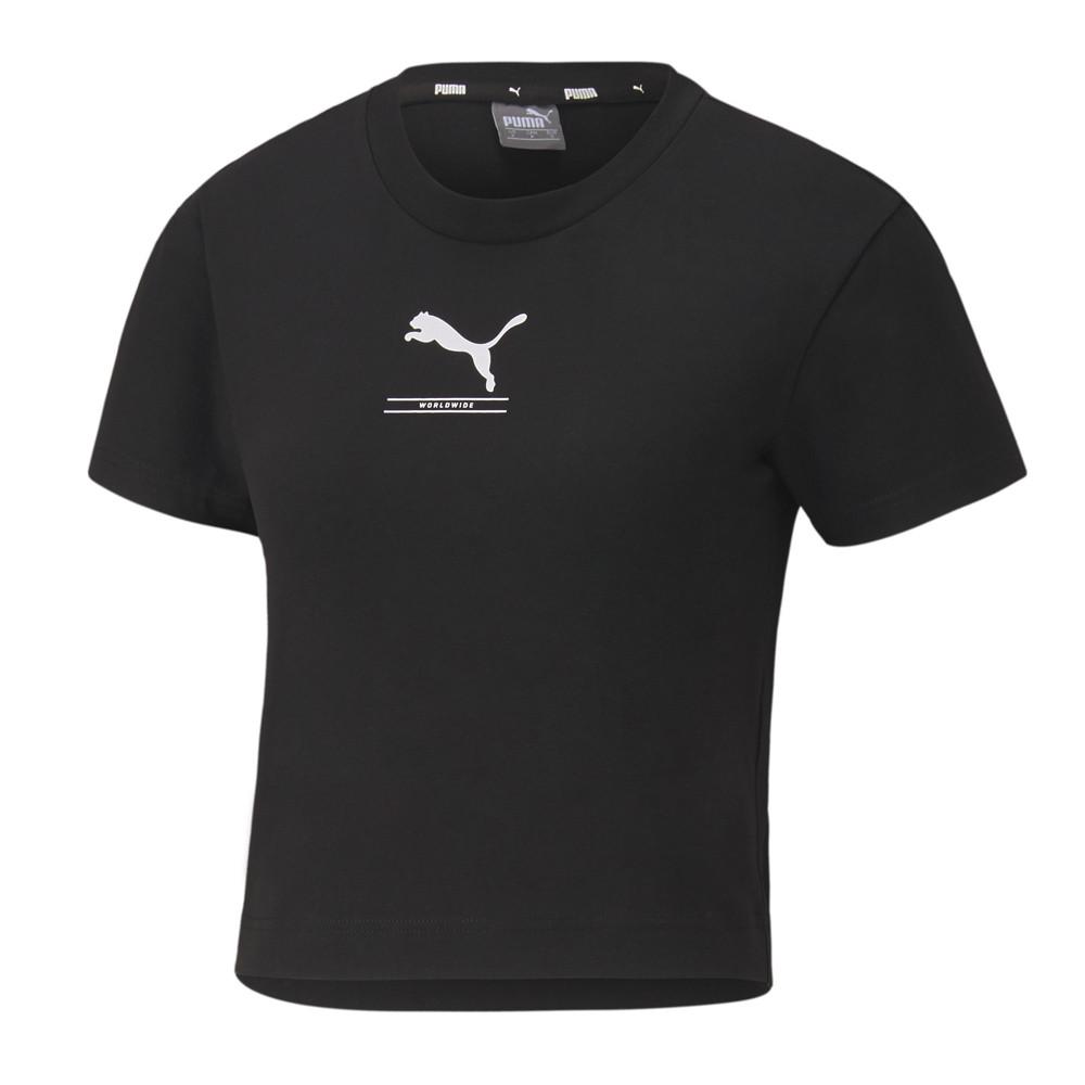 Puma T-shirt Noir Femme Puma Nu-tility