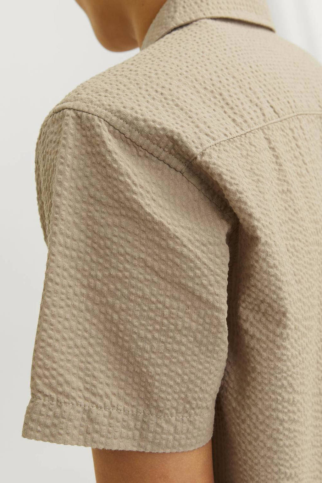 JACK & JONES overhemd JORPALMA beige