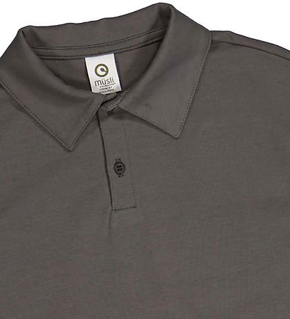 M?Slå T-shirt - Cozy Me Collar - Tower Grey