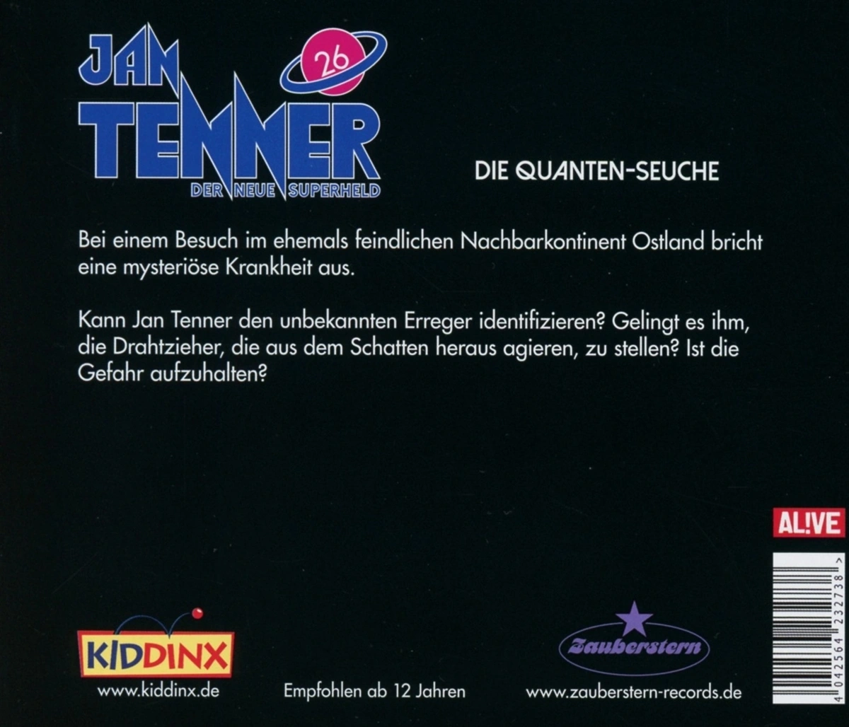 Jan Tenner - Die Quanten-Seuche,1 Audio-CD
