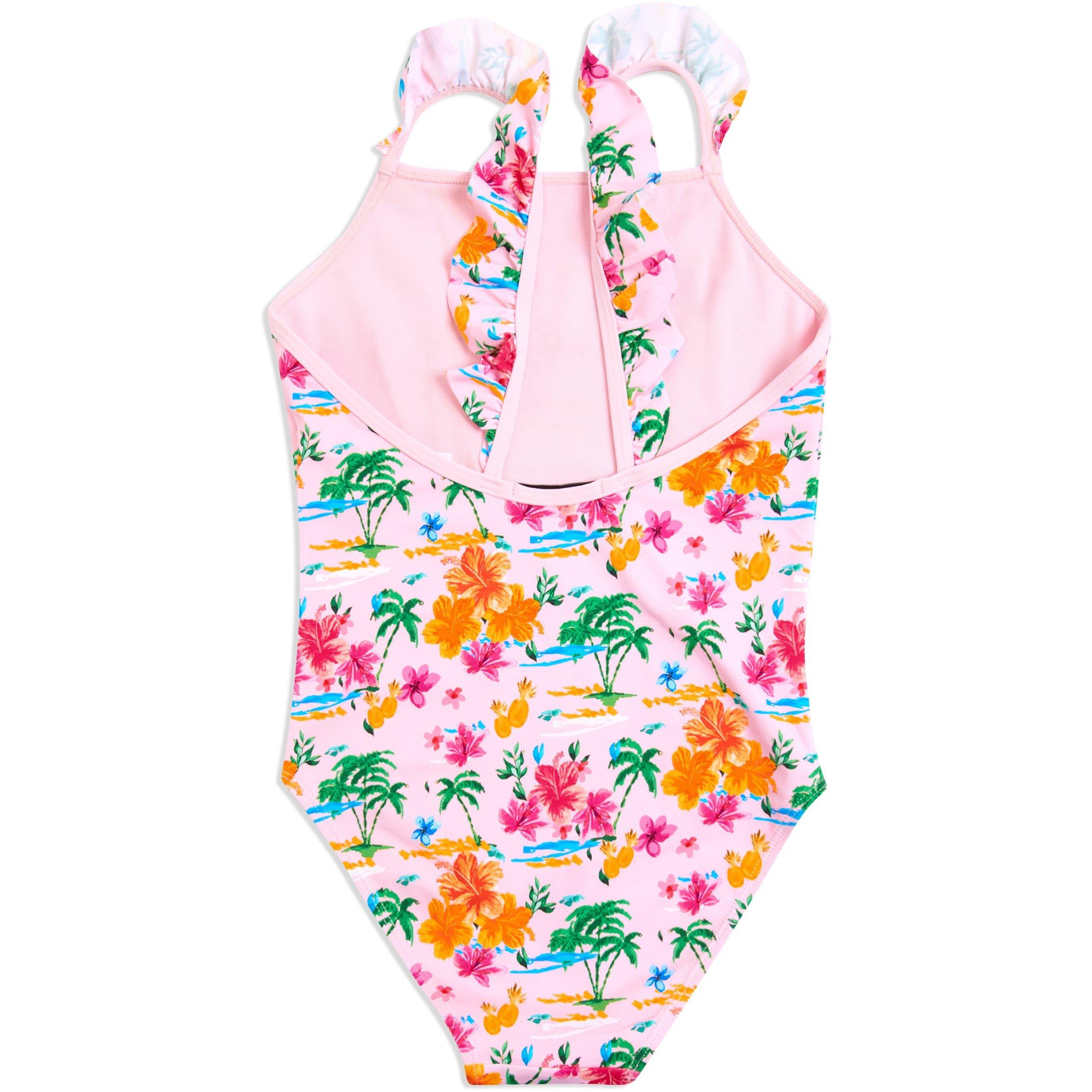 Threadbare Floral Print Set Hat And Swimsuit Juniors