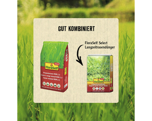 FloraSelf Select langzaamwerkende gazonmeststof 18 kg 450 m²
