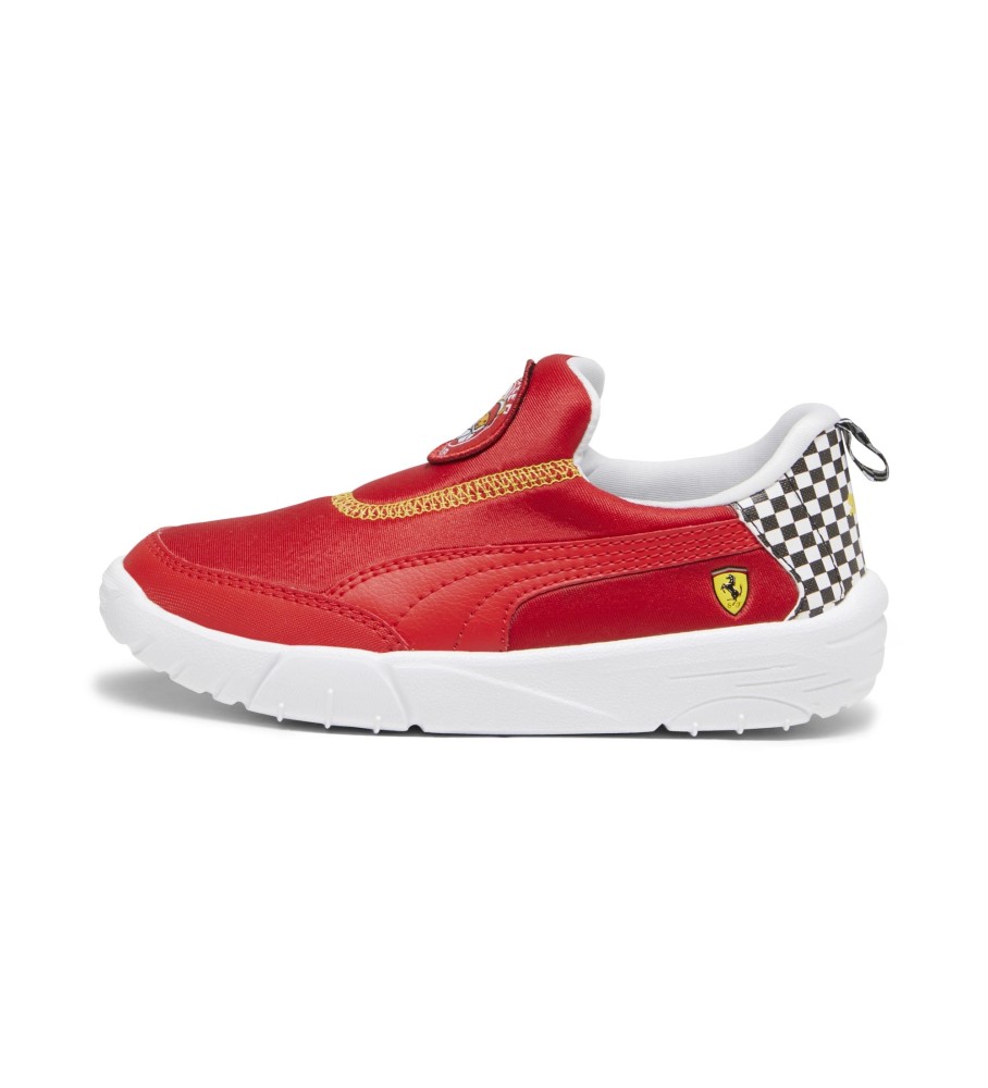 Tênis Puma Ferrari Bao Kart vermelho