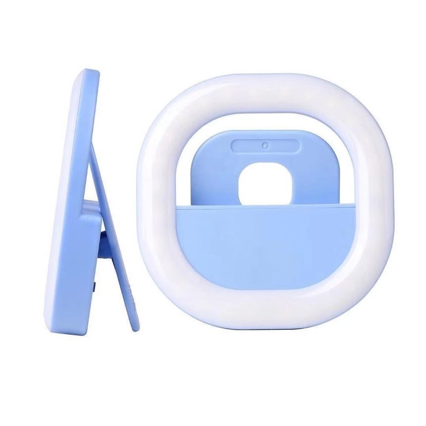 HOMTEC - USB oplaadbare clip-on telefoon LED selfielamp