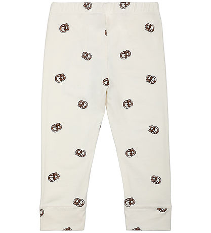 The New Siblings Leggings - TsnHimo - White Swan m. Brezeln